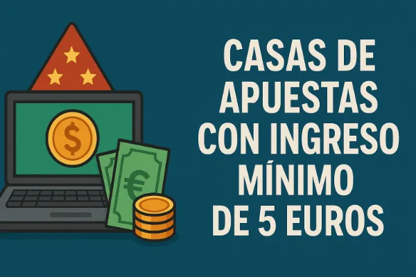 Casas de Apuestas con Ingreso Mínimo de 5 Euros