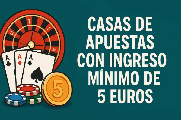 Casas de Apuestas con Ingreso Mínimo de 5 Euros